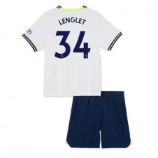 Tottenham Hotspur Clement Lenglet #34 Hemmaställ Barn 2022-23 Korta ärmar (+ Korta byxor)